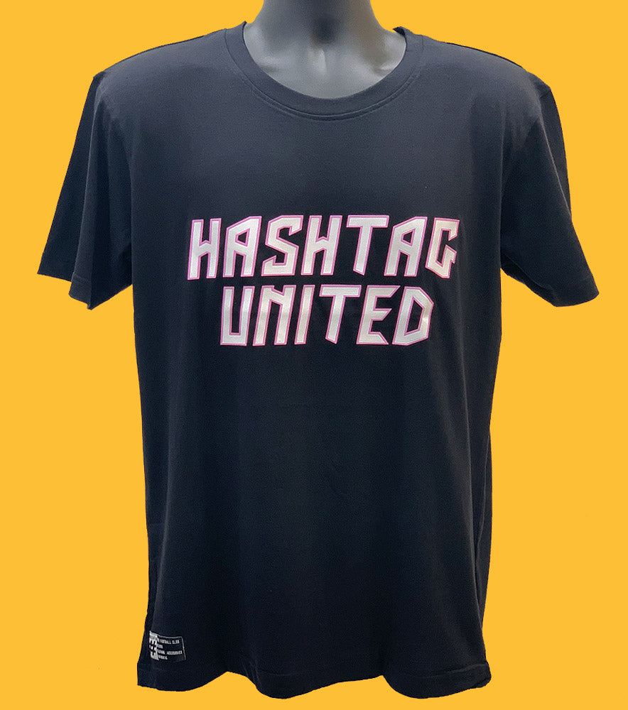 Black Hashtag United T-Shirt