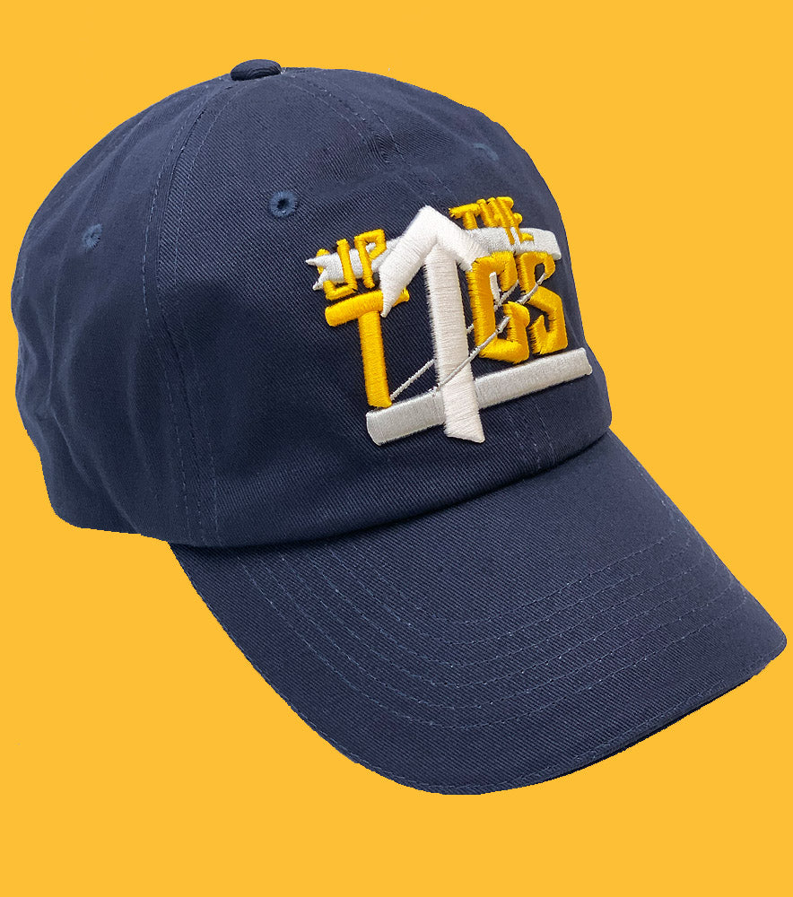 Up The Tags Cap - Navy & Yellow