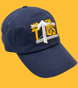Up The Tags Cap - Navy & Yellow